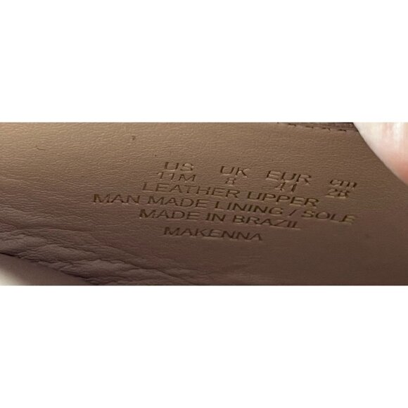 Naturalizer 27 EDIT‎  Brown Leather Makenna Slingback Flat Shoe Size 11 NWOT - Picture 10 of 10